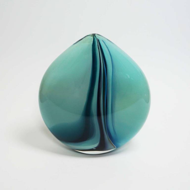 Summer Blue Round Abstract