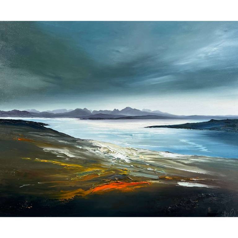 Shimmers on the Loch, Overlooking the Torridon Hills
