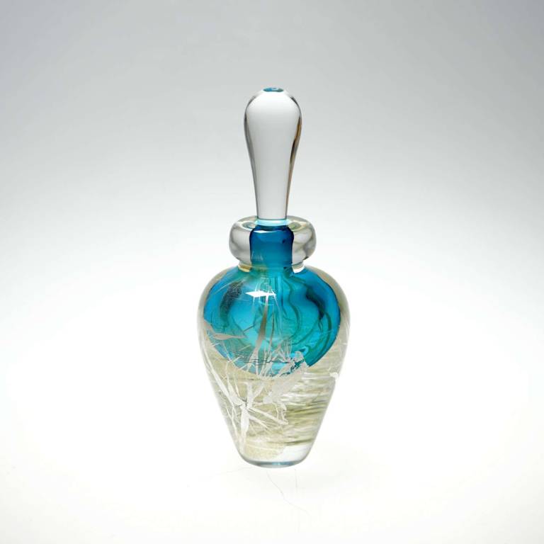 Silver Leaf Scent Bottle