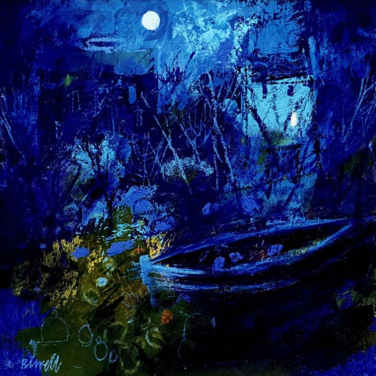 Night Shore, lit window