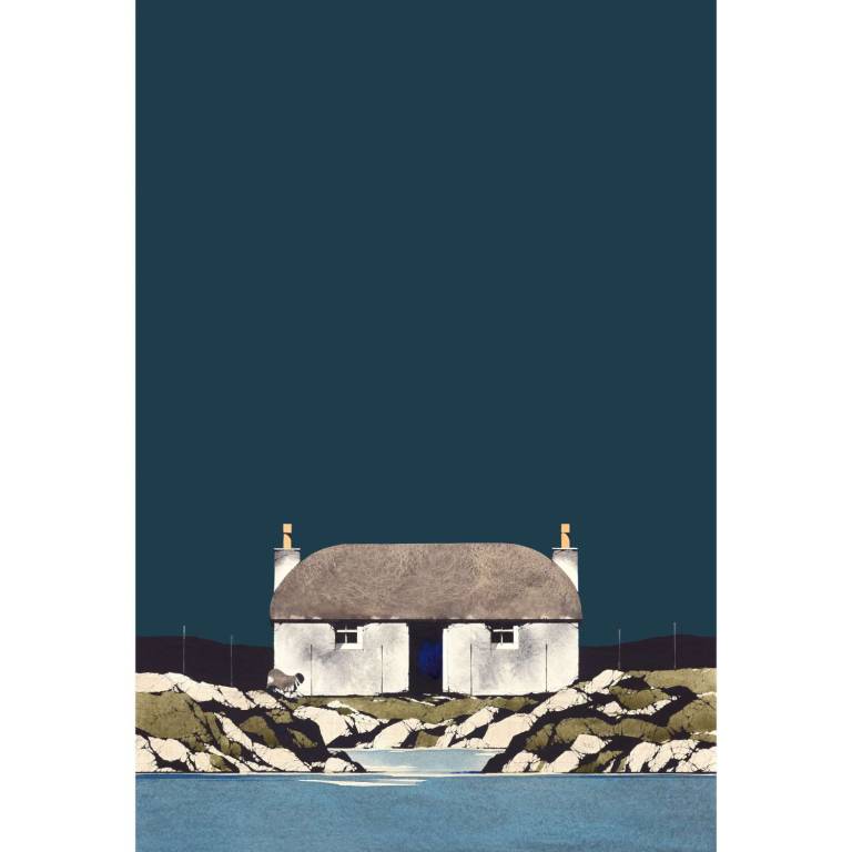 Hebridean Thunder Storm (22x15 inches, Framed 30x23 inches)