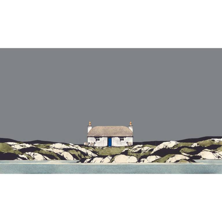 Uist Inlet (17x30 inches, Framed 25x38 inches)