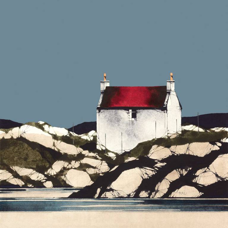 Barra Coast (8 x 8 inches, Framed 16 x 16 inches)