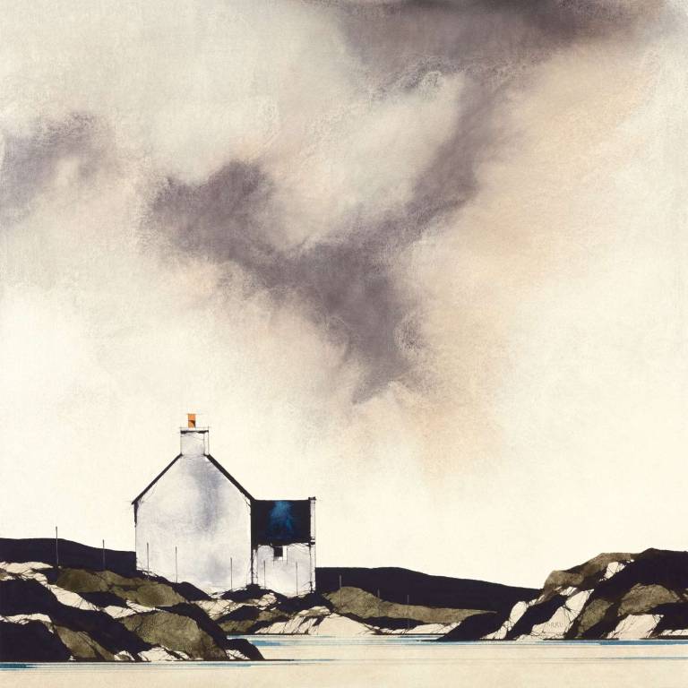 Tiree Spring (14x14 inches, Framed 22x22 inches)