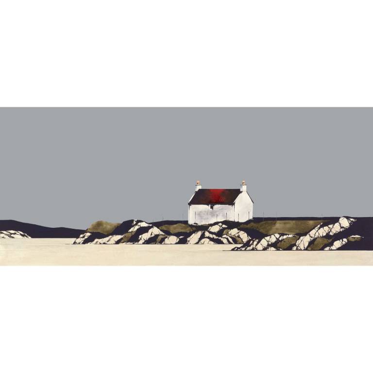 North Bay Barra (20x47 inches, Framed 28x55 inches)