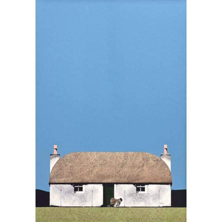 May Sky (15x10 inches, Framed 23x18 inches)