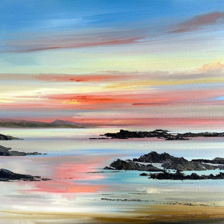 Pink Skies, Rhue, Arisaig