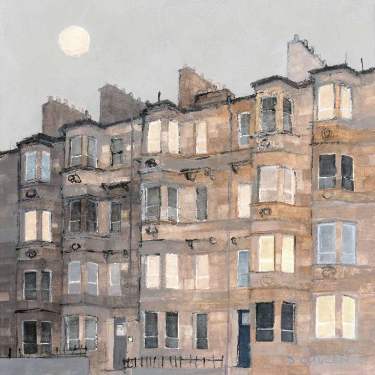 Tenement Study, Ochre Moon