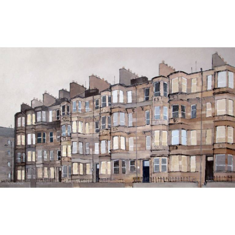 Tenements, Evening Sky