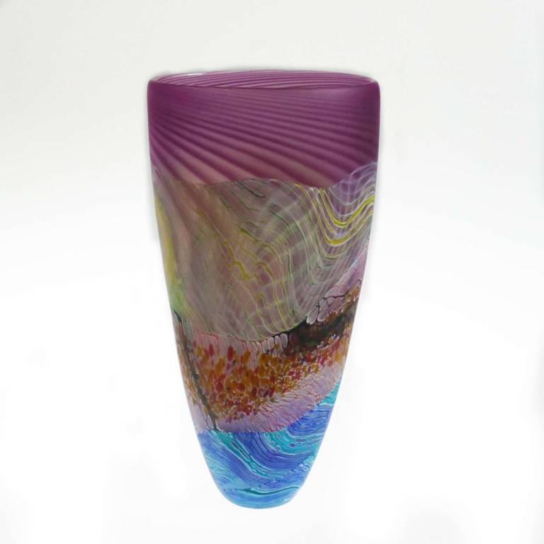 Small Tall Vase (Seashore Amethyst)