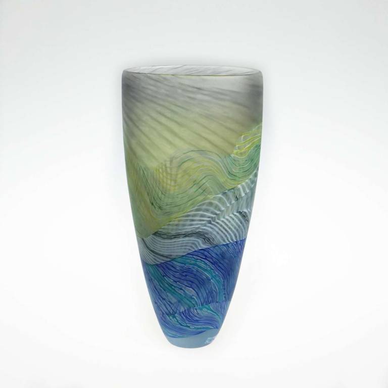 Small Tall Vase (Grey Skies)