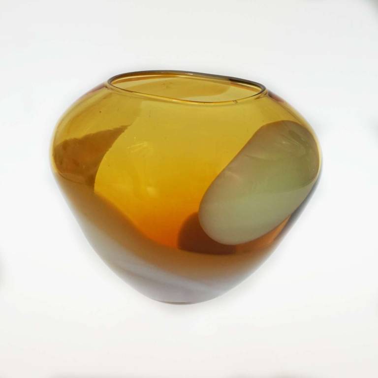 Large Bowl, Amber
