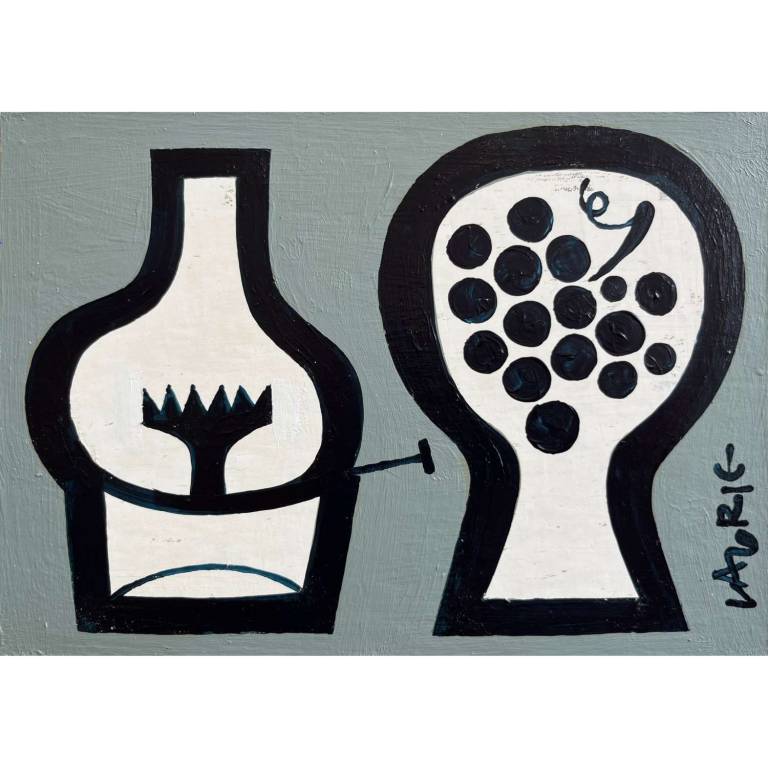 Lamp and Grapes